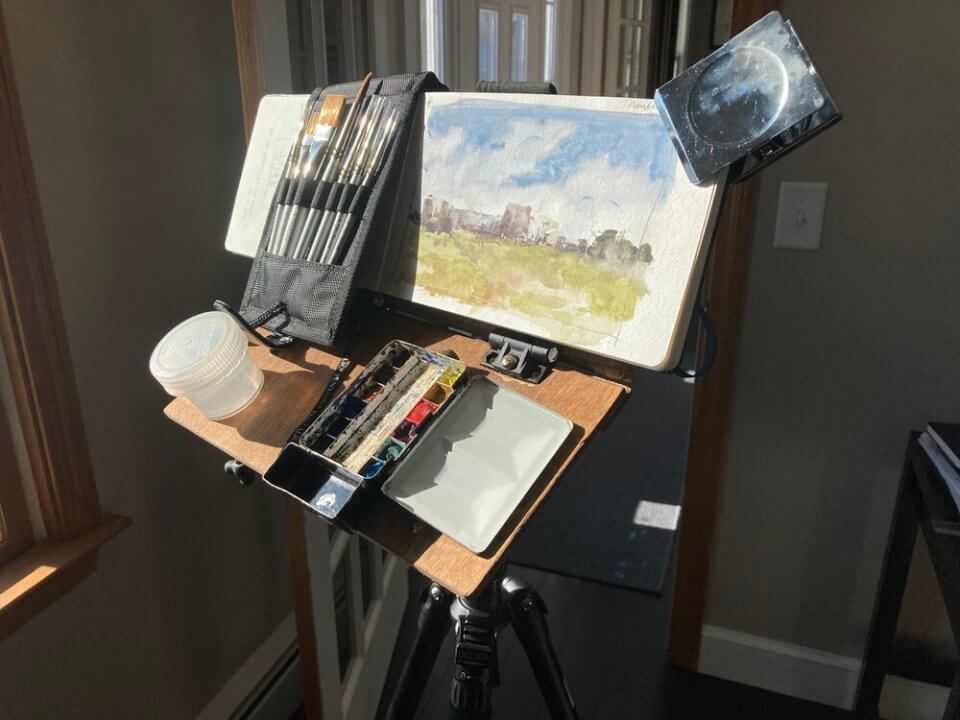 Gurney Sketch Easel by Michele Clamp