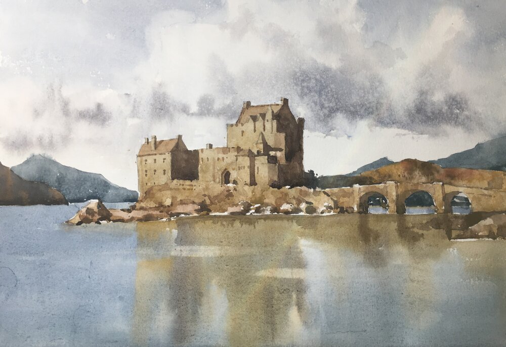 eilean_donan_castle_watercolor_painting
