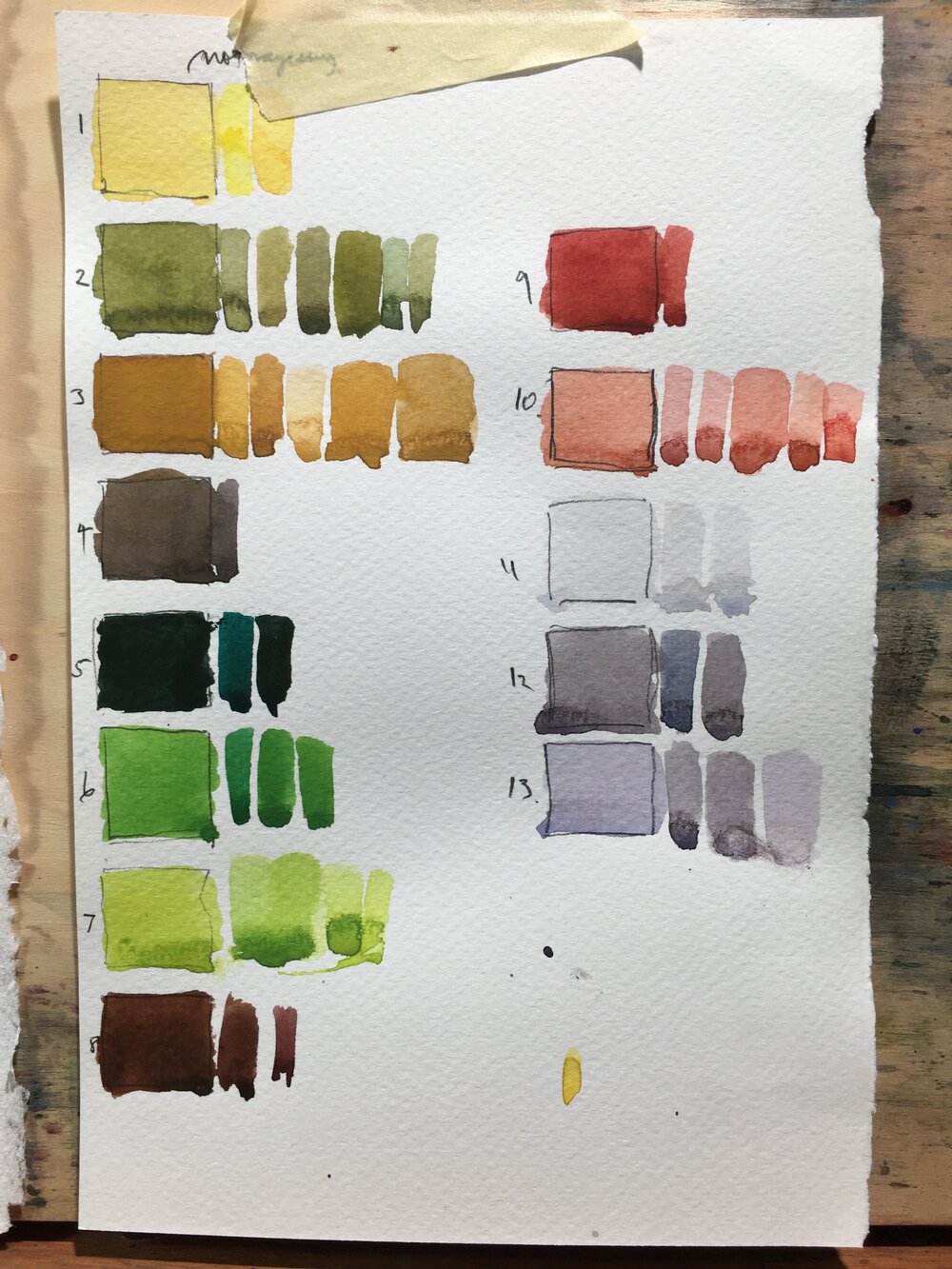 Watercolor Still Life Michele Clamp Art