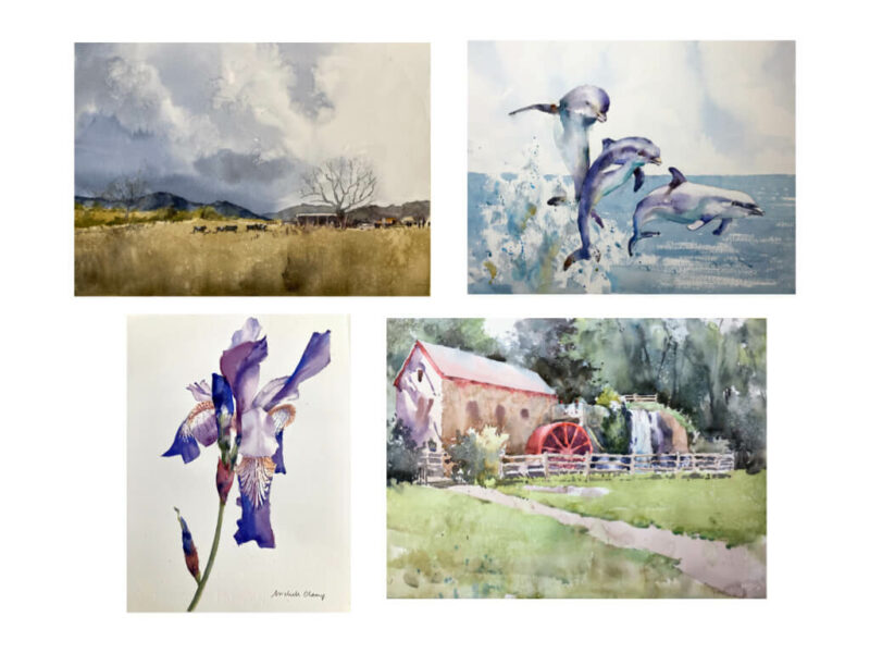 Online Watercolor Classes Michele Clamp Art